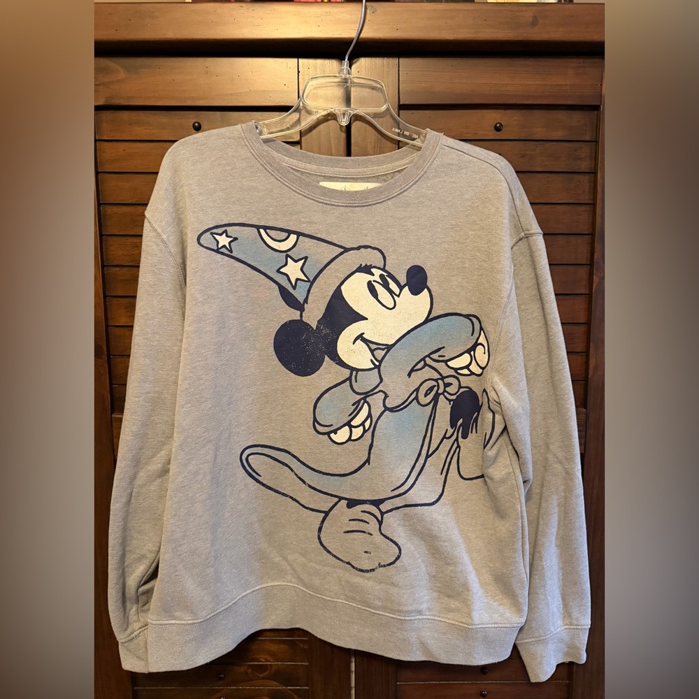 Disney Gray Sweatshirt with Navy Design